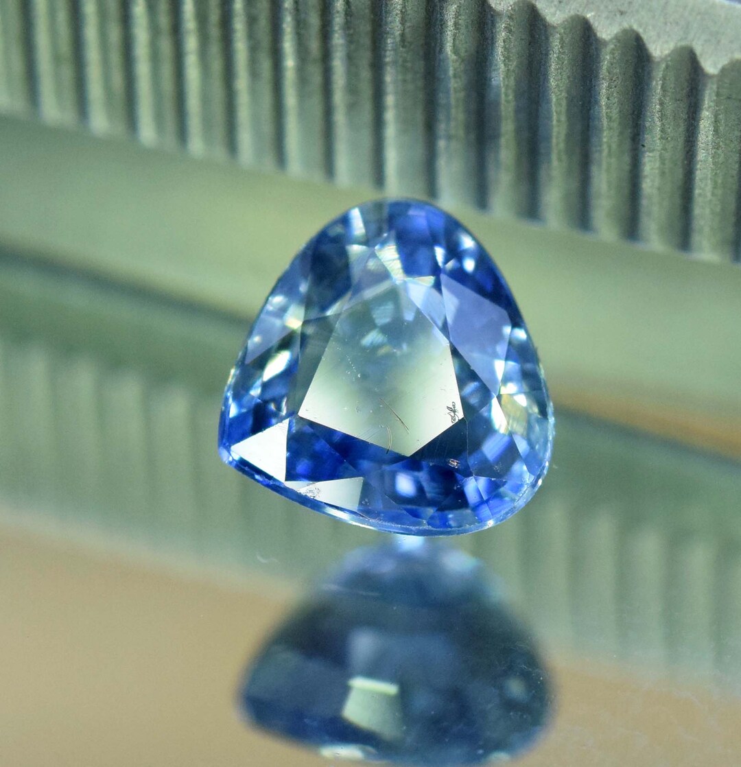 Sapphire Loose Gemstone Royal Blue Color 1.35 Carats Etsy