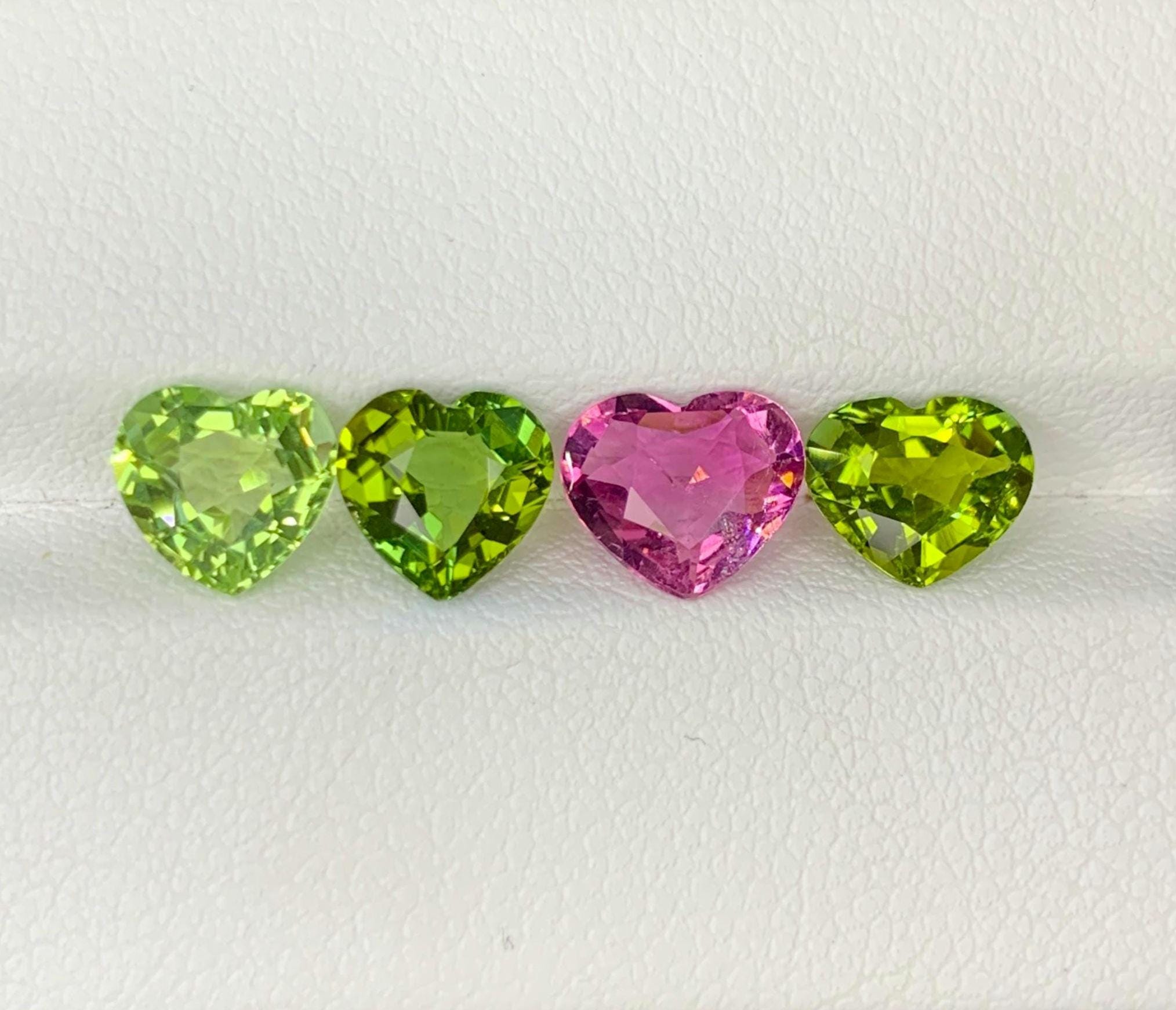 宝石ルース 【私史上初！希少過ぎる天然パーティーカラートルマリン緑黄ピンク】ソ付 GemstonesParadise - Etsy 日本