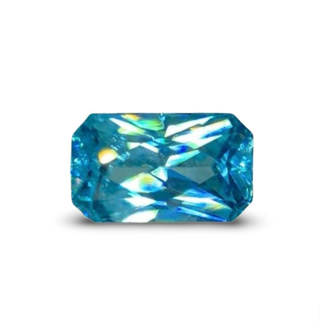 Rare Zircon Bleu Naturel Du Cambodge - 1,43 Carat - Pierre Fine Chauffée (7x4.5 Mm) - P346.129T