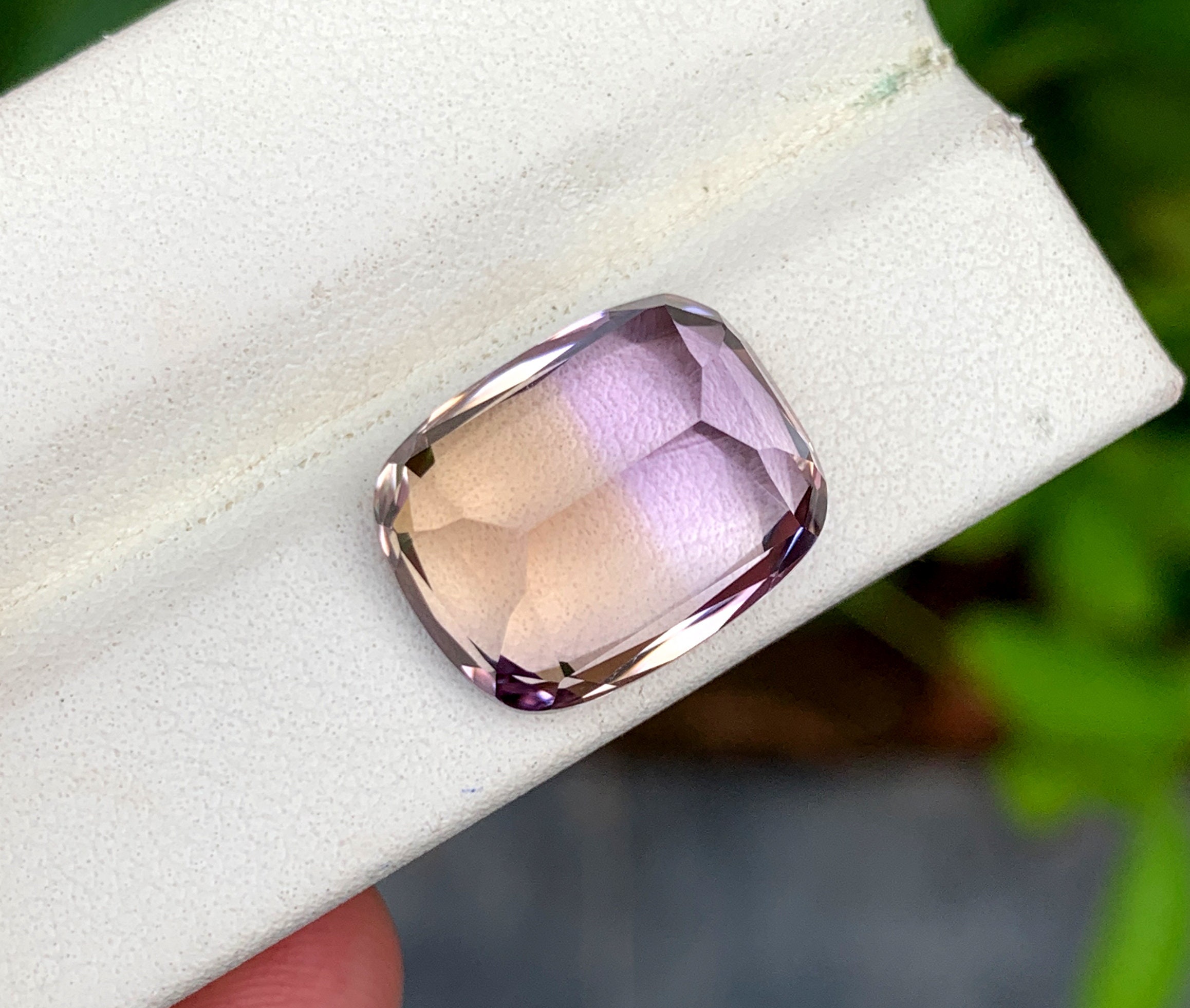 Ametrine Naturelle De Bolivie - 36,55 Carats, Taille Coussin, 7,3 Grammes