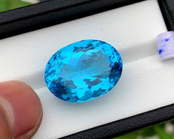 【税込?送料無料】 スイスブルートパーズルースジェムストーン - エレクトリック ビーズ・レジン・アクセサリ