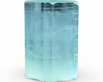 Natural Raw Aquamarine Crystal For Wire Wrapping , 24.50 Grams Aquamarine March Birthstone