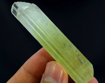 Zitronen Triphan Kunzit Kristall: 31 Gramm V-Form aus Afghanistan
