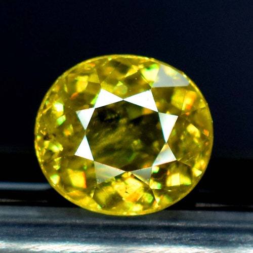 2.20 carats Full Ultra Fire Sphene shops Loose Gemstone From Africa - 8*7.5*5 mm
