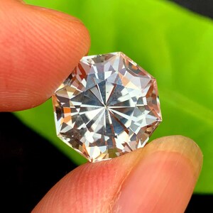 Natural Sherry Topaz Loose gemstone Fancy Flower Cut - 13.20 Carats