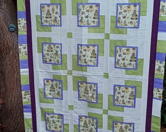 Garden Fairies quilt top