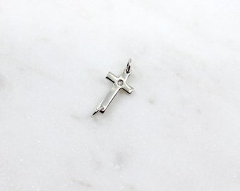 Silver Cross-Sterling Silver Sideways Cross-Smooth Silver Connectors-16x10 mm Silver Cross-Sterling Silver Sideways Cross-Smooth Silver Connectors-16x10 mm