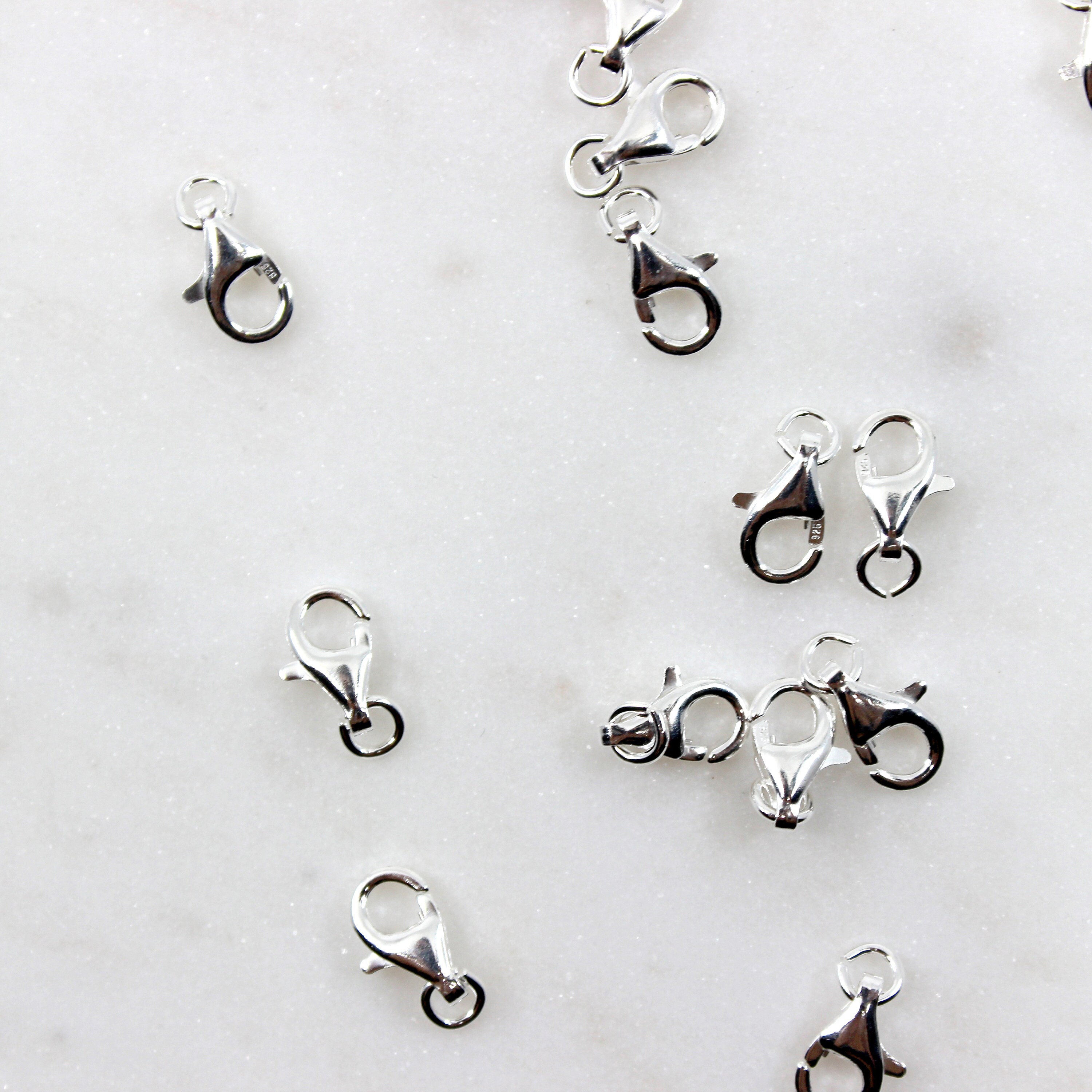 Lobster Clasp Vermeil or Sterling Silver 9mm Gold Clasp Etsy