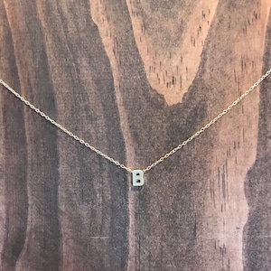 Dainty initial necklace, small initial necklace, initial necklace, tiny initial, name necklace, letter necklace, gold initial necklace
