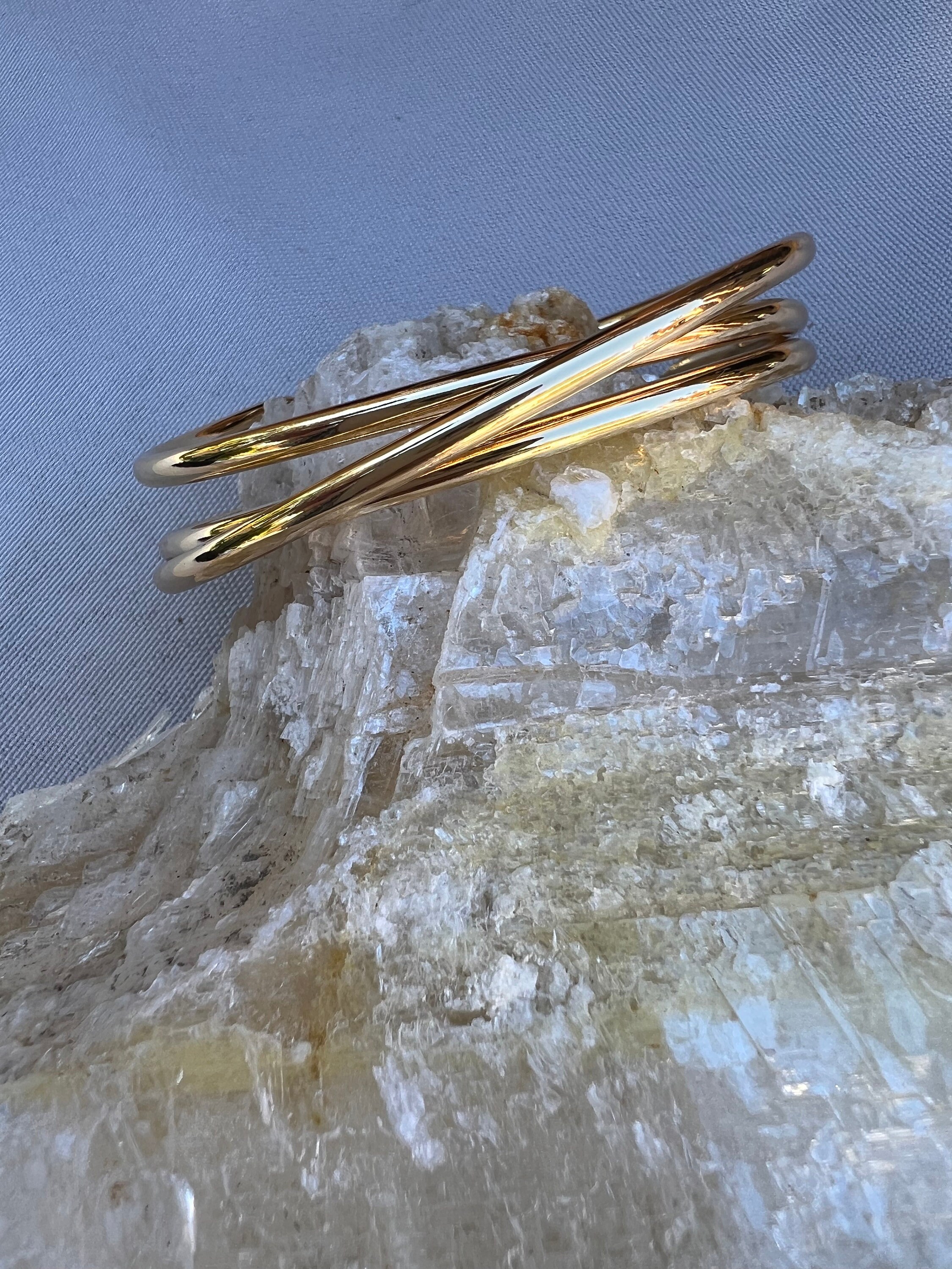 Unique Two-Layered Cuff Bracelet