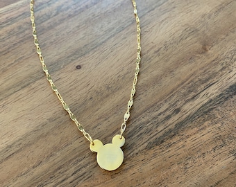 Mickey Halskette, Mickey Mouse Halskette, Gold Mickey, Silber Mickey, Mickey, Disney Halskette, Gold Mickey Halskette, Silber Mickey Halskette