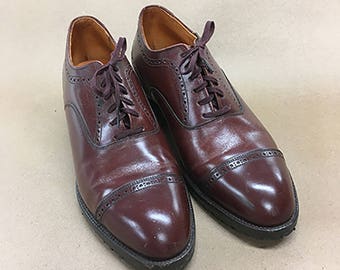 Vintage 1940s Classic Oxfords Brogue 