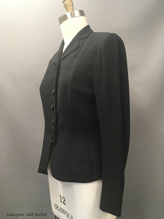 VINTAGE Bonwit Teller MANGONE women's 1940's Suit… - image 2