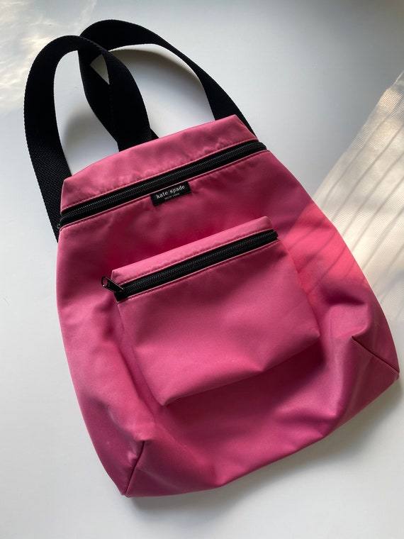 Pink Nylon Mini Backpack