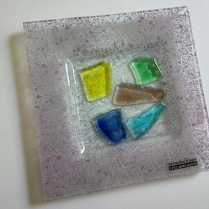 Vintage Murano Glass Hand Blown Decorative Dish