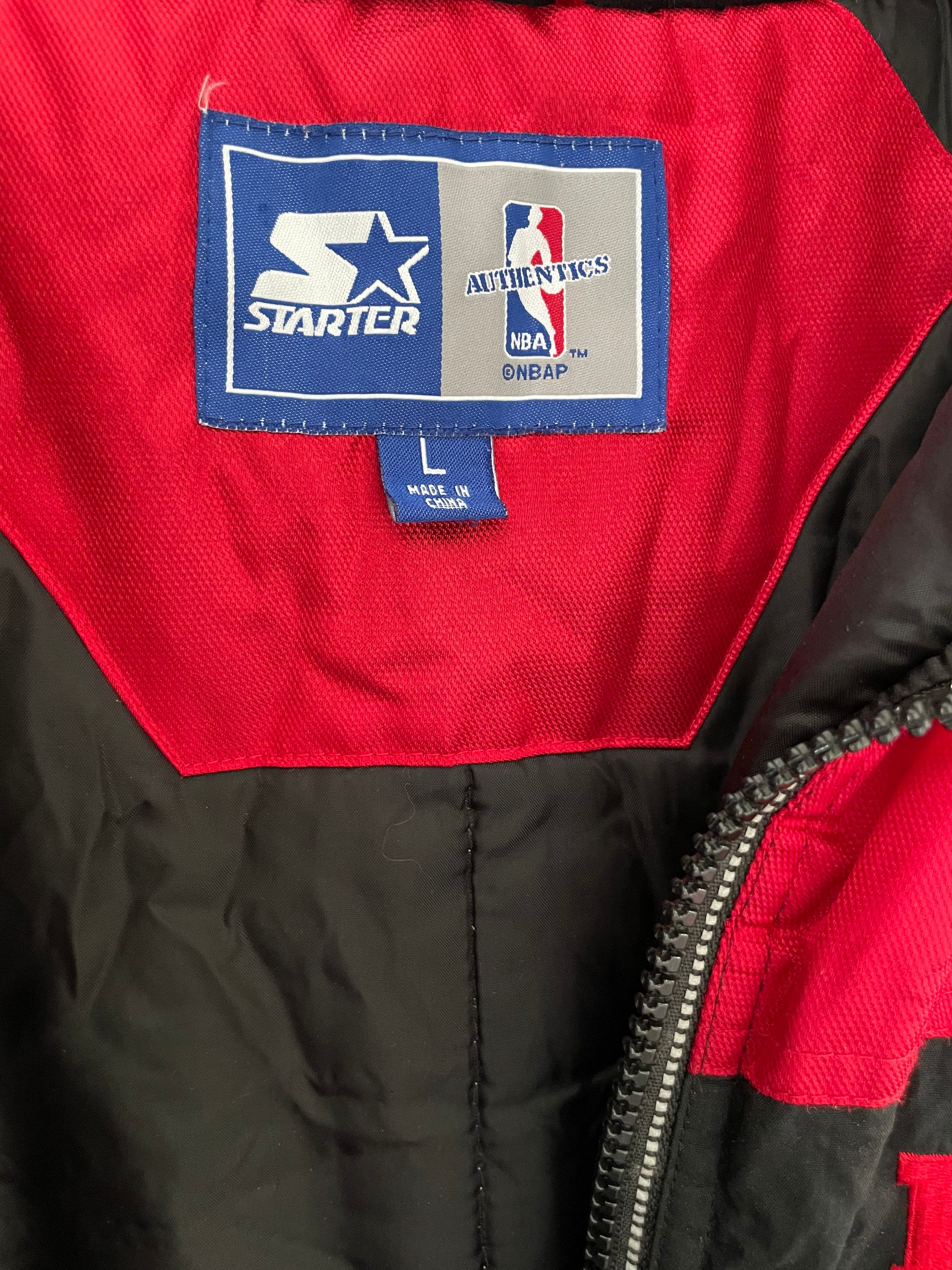 Vintage Starter NBA Chicago Bulls Hoodie Jacket Full-zip Size -  Israel
