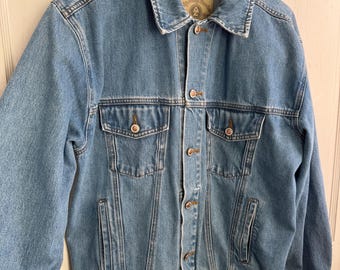 Denim Jacket, Vintage Large Arizona Jean Co. Jacket, 100