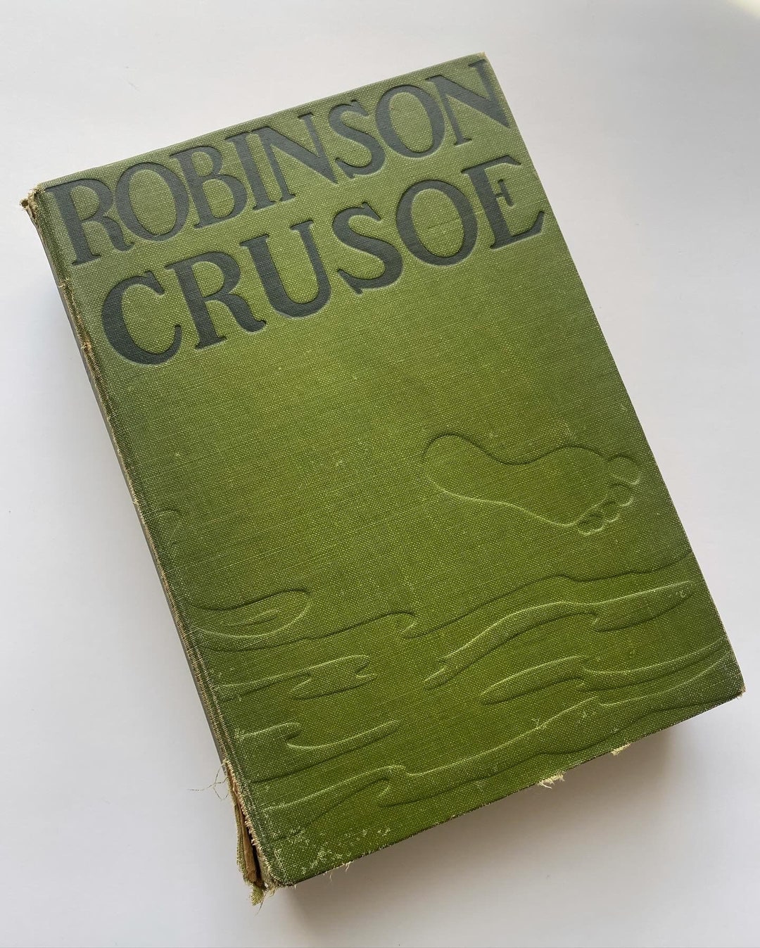 Antique First Edition Robinson Crusoe Hardback Book by Daniel Defoe - Etsy