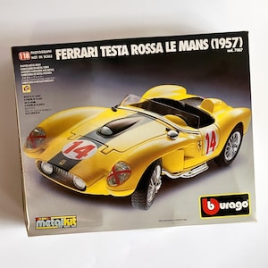 Vintage 1983 Ferrari Testa Rosa 1957 Deadstock Model Car Kit