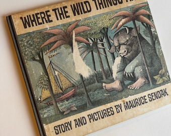 Vintage First Edition Copyright 1963 ‘Where The Wild Things Are’ Hardback Book by Maurice Sendak