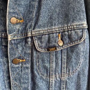 RARE VTG 1994 MIDTFYNS FESTIVAL DENMARK LEE RIDERS K503 DENIM CREW JACKET XL