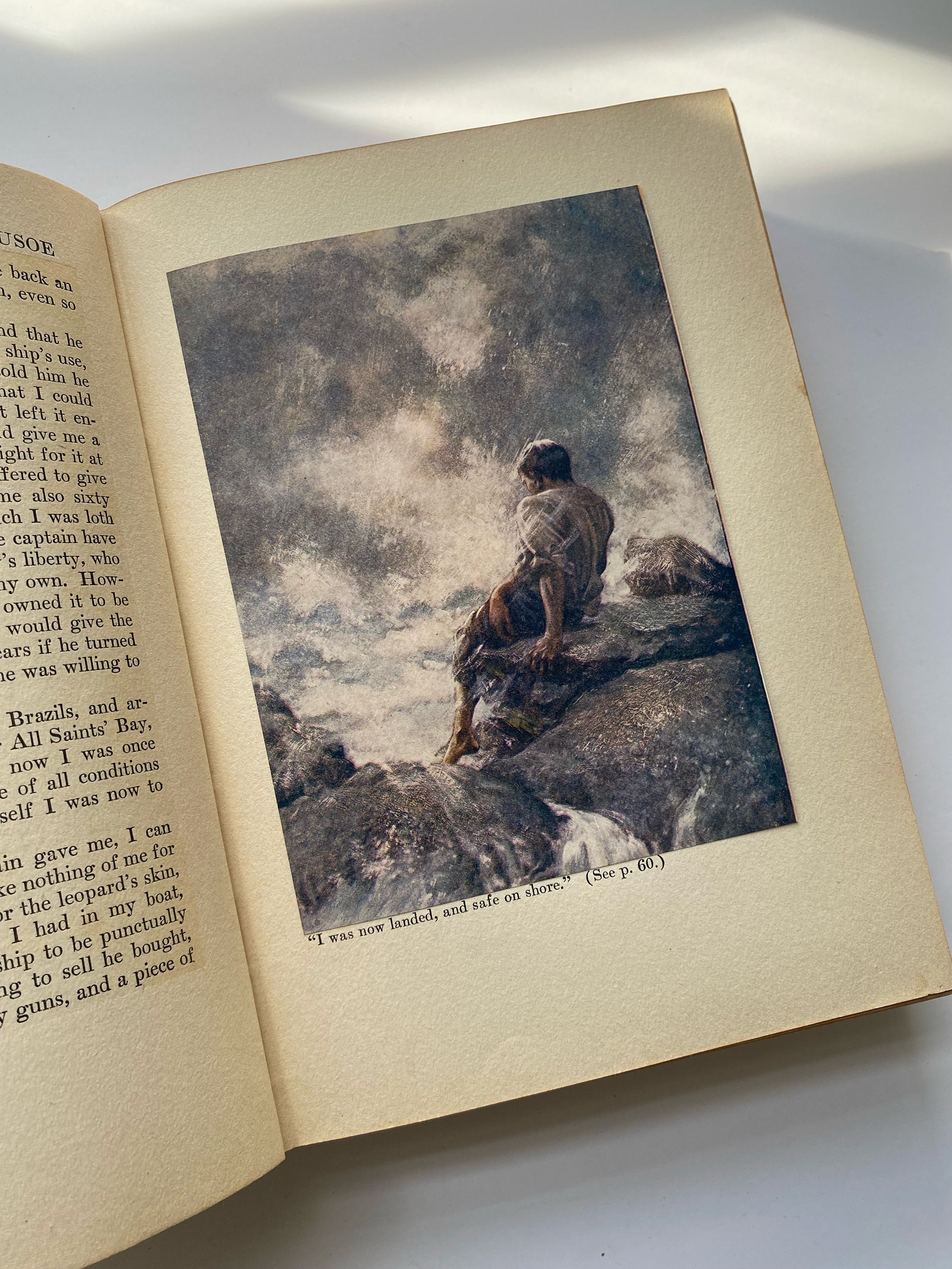 Antique First Edition Robinson Crusoe Hardback Book by Daniel Defoe - Etsy