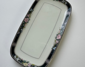 Vintage Oscar de la Renta ‘Twilight Bouquet’ Rectangular Dish