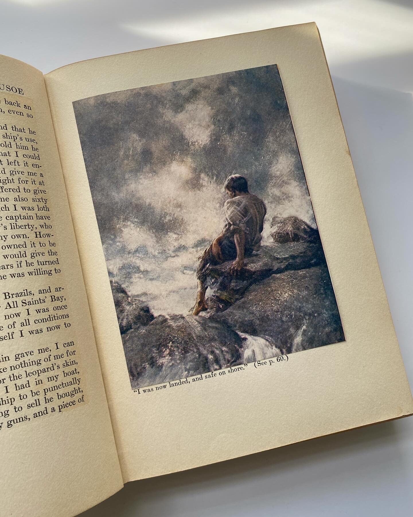 Antique First Edition Robinson Crusoe Hardback Book by Daniel Defoe - Etsy