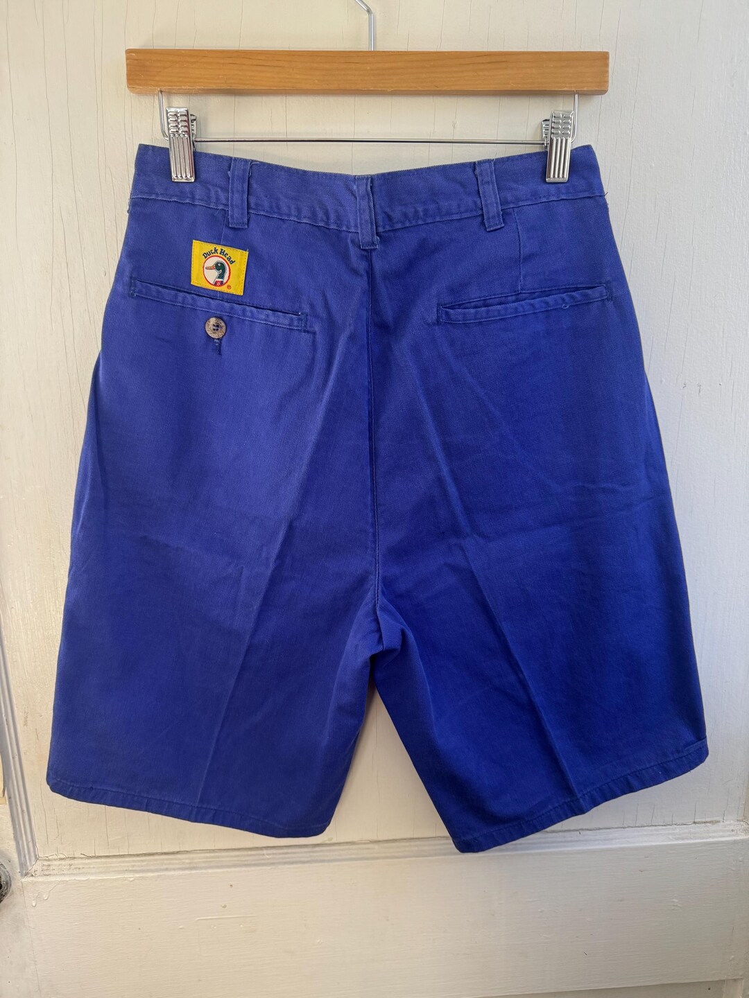 Vintage 90s Deadstock Duck Head Royal Blue / Purple Cotton Chino
