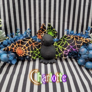 Charlotte Batling! - Stuffed Plush Bat, Made to Order, Unique Gift, Sensory Plush, Toy, Scented Gift