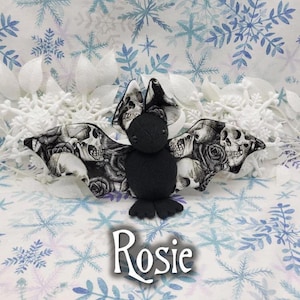 Rosie Batling! - Stuffed Plush Bat, Made to Order, Unique Gift, Sensory Plush, Toy, Scented Gift
