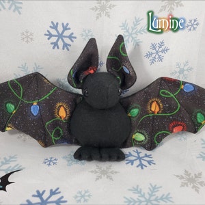 Lumine Batling! - Stuffed Plush Bat, Made to Order, Unique Gift, Sensory Plush, Toy, Scented Gift