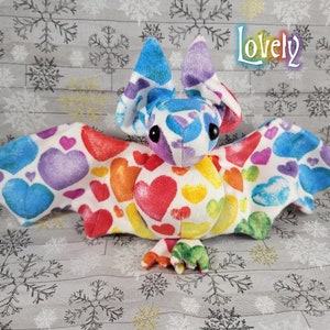 Lovely Batling! - Stuffed Plush Bat, Made to Order, Unique Gift, Sensory Plush, Toy, Scented Gift