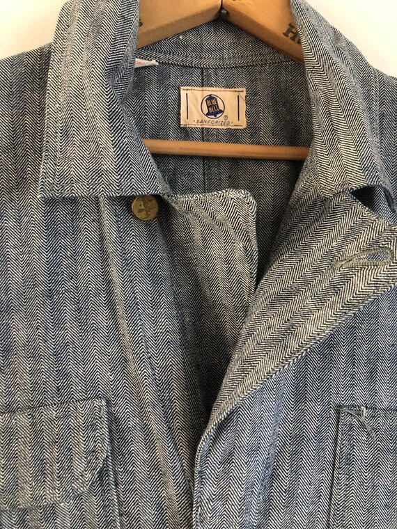 1960s Wrangler Blue Bell sanforized herringbone co