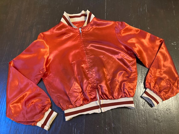 50s satin jacket small-med size