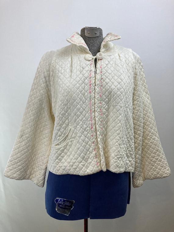 40s barbazon quilted dream puff jacket sz medium