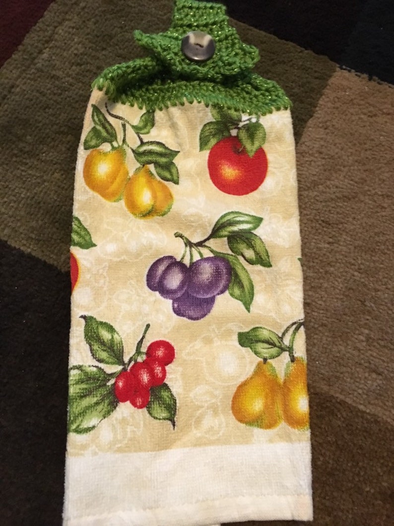 Fruit Kitchen towels Etsy