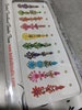 Long Colourful Bindis with Studs 
