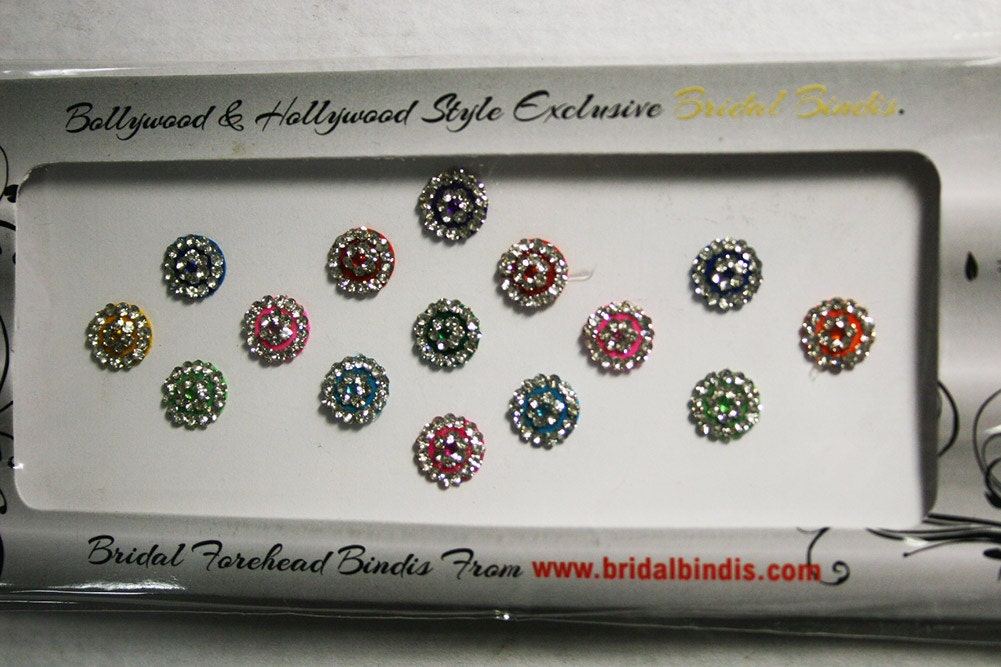 Sticker For Forehead Round Crystal Forehead Bindi Stickers - Etsy