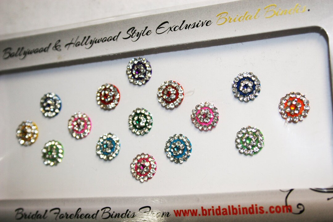 Sticker For Forehead Round Crystal Forehead Bindi Stickers - Etsy