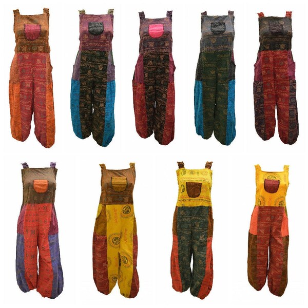 Patchwork Overalls Etsy