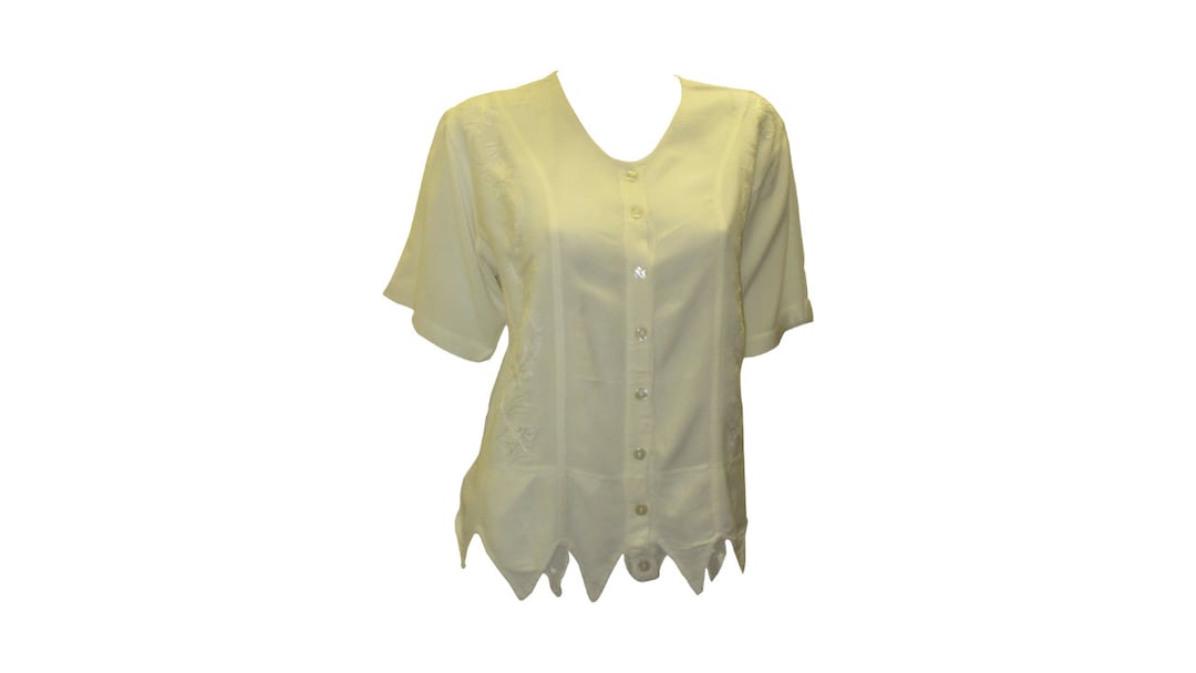 BishtHub Damen Bluse Aus Baumwolle-Lycra - Dehnbare Freizeitbluse In Einheitsgröße