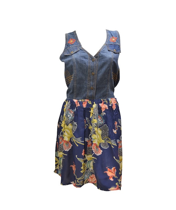 ワンピース RONRON PUMPKIN SLEEVELESS DENIM DRESS LIGHT BLUE RR25BOP4607 utcoco Denim Dress for Women Sleeveless Button Down Slim Fit