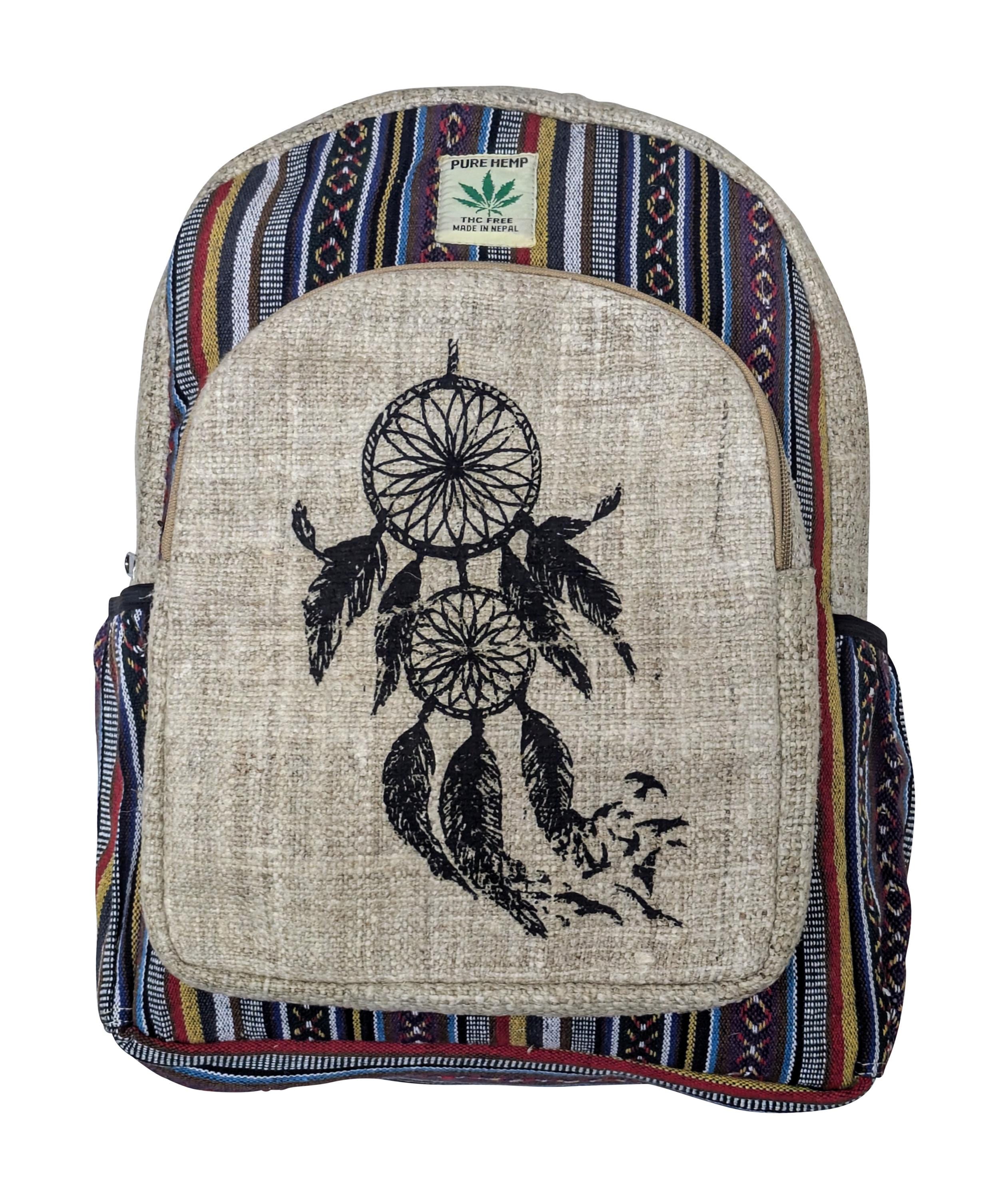 NWOT Himalayan Bazaar pure hemp backpack Himalayan Handmade Hemp Backpack - Eco-Friendly & Stylish main image 4
