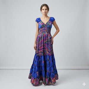 recycled sari silk dress Recycled Silk Sari Dress Craft N Fashion
