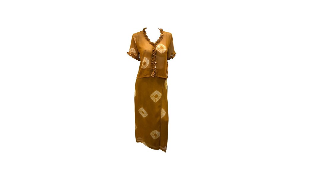 Boho Abstract Printed Full Sleeve Co-ord Set