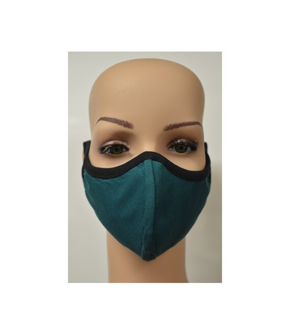 Handmade Organic Cotton Recycled Reusable Face Masks Sustainable Fabric Reversible Covering Below Cost C7