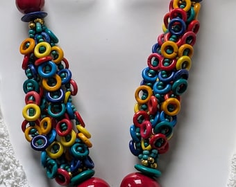Collana Etnica A 3 Strati Con Perline Di Legno: Lo Statement Boho Che Trasforma Il Look