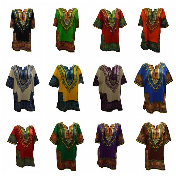 Womens Ladies Boho Plus Size Cotton Dashiki Bohemian Hippie Loungewear Top Freesize Up To 28 M 7-12