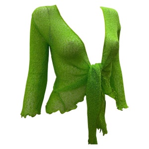 Boho Knit Shrug Chic Crochet style Cardigan onesize 14 16 18 20